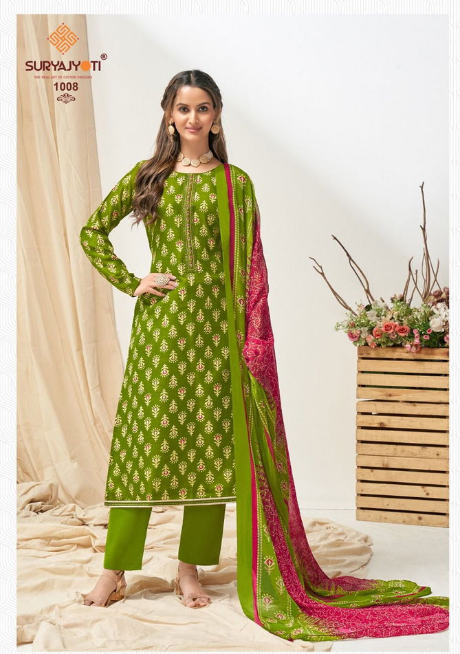 Nykaa Vol 1 By Suryajyoti Cotton Dress Material Catalog
